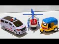 Fun Toy Vehicles for Kids 🚑🚁🚕 | Ambulance, Police Helicopter & City Service Toys