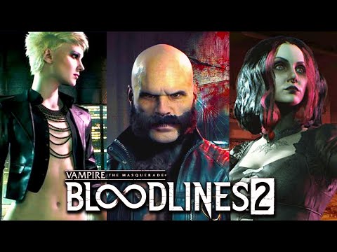 Vampire The Masquerade - Bloodlines 2  : All Clan Introduction Trailers so far 4k upscaled (2019)