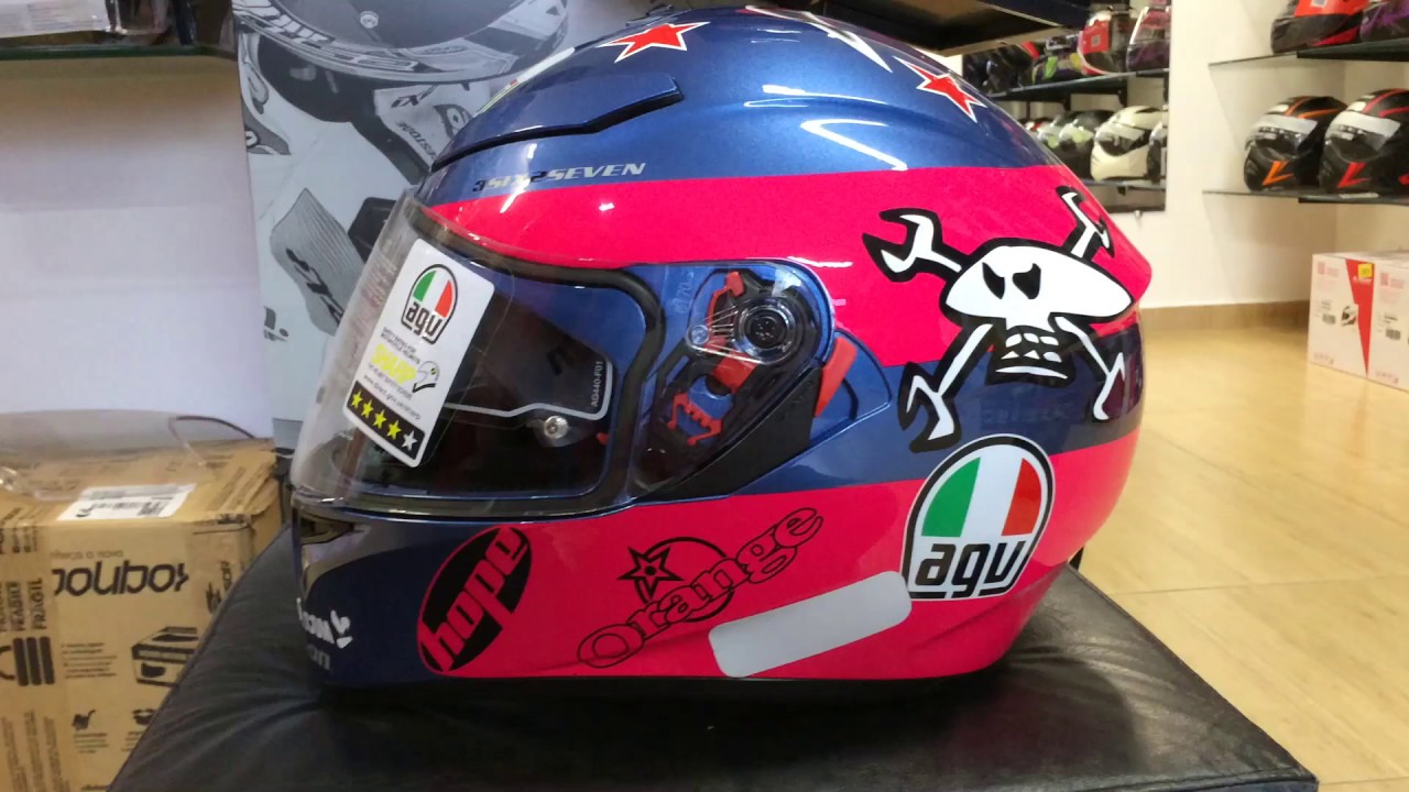 agv k3 guy martin 2015 K1 Full Face Replica Motorcycle Helmet Size MS Automotive AGV are proud to announce