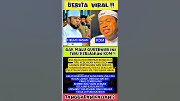 INILAH GUBERNUR YANG GAK MALU NIRU KANG DEDI MULYADI#kdm #dedimulyaditerbaru #gubernurjabar