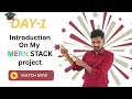 1️⃣Day-1 in My Full Stack Web Application Project Series 💫