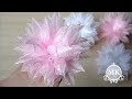 Пышные резинки для волос из органзы. Канзаши. / МК. DIY. Kanzashi. Scrunchy.