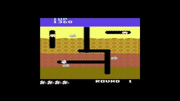 Dig Dug (C64, 1983) #shorts