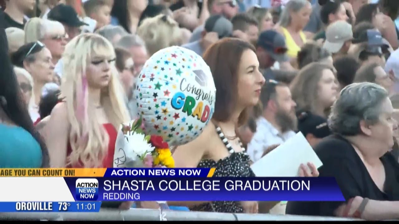 Shasta College's 74th commencement ceremony held Friday - YouTube