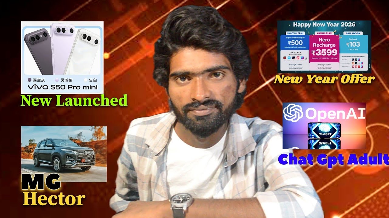 Vivo S50 | Jio Offers | Chat Gpt | OnePlus Turbo | Google 🪩 | Ai+ Flip | MG Hector Car, 