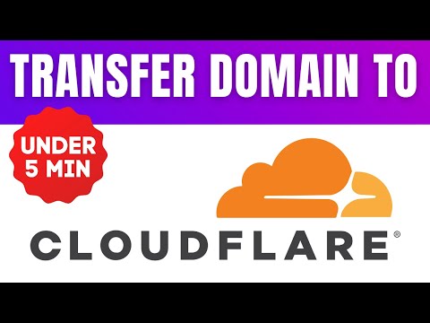 How to Transfer a Domain to CloudFlare in 5 Min! (Use Cloudflare as Domain Registrar)