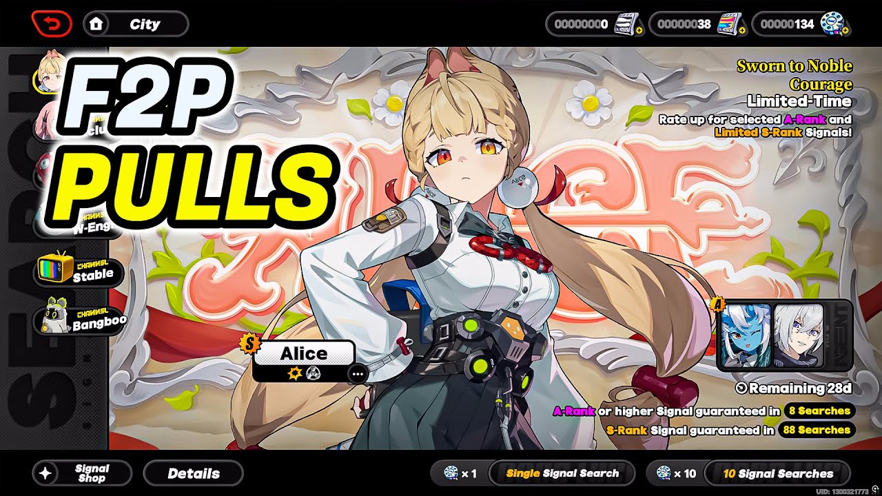 Alice Pulls F2P | Zenless Zone Zero v2.1 - YouTube