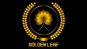 GOLDEN LEAF DESIGN IN COREL DRAW X7