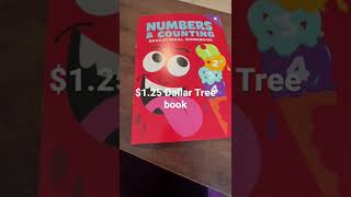 Dollar Tree book! Number and counting educational workbook