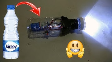 Amazing ! How to Make a Flashlight using Plastic Bottles