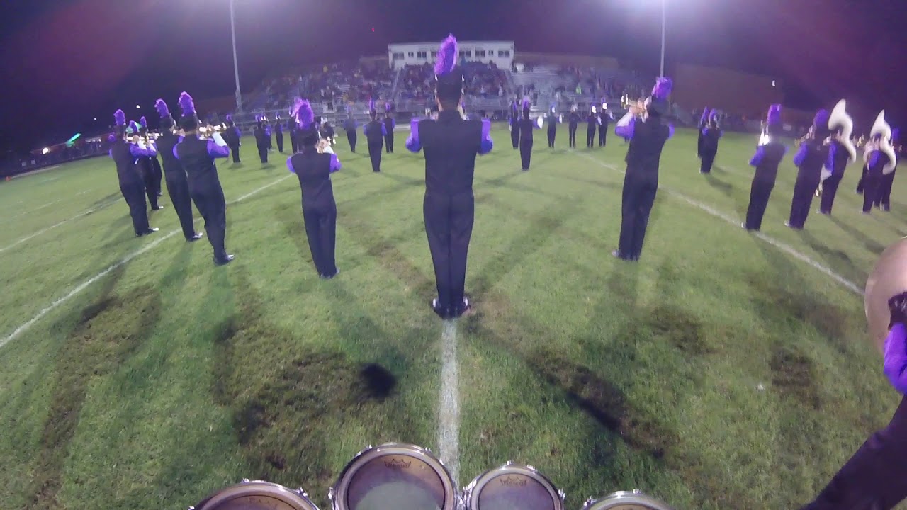 (Tenor Cam) 2017 Saginaw Swan Valley Viking Marching Band Half Time Show "Fire"