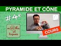 Le cours  pyramide et cne  quatrime