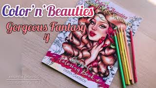 COLOR’n’BEAUTIES - Gorgeous Fantasy Coloring Book ( Flipthrough) screenshot 2