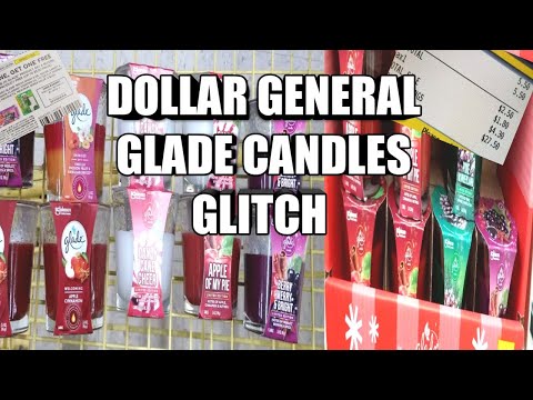 DOLLAR GENERAL GLADE CANDLES GLITCH