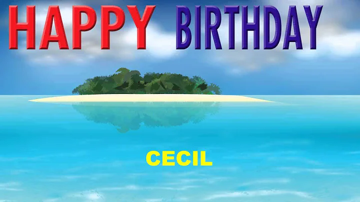 Cecil - Card Tarjeta_658 - Happy Birthday