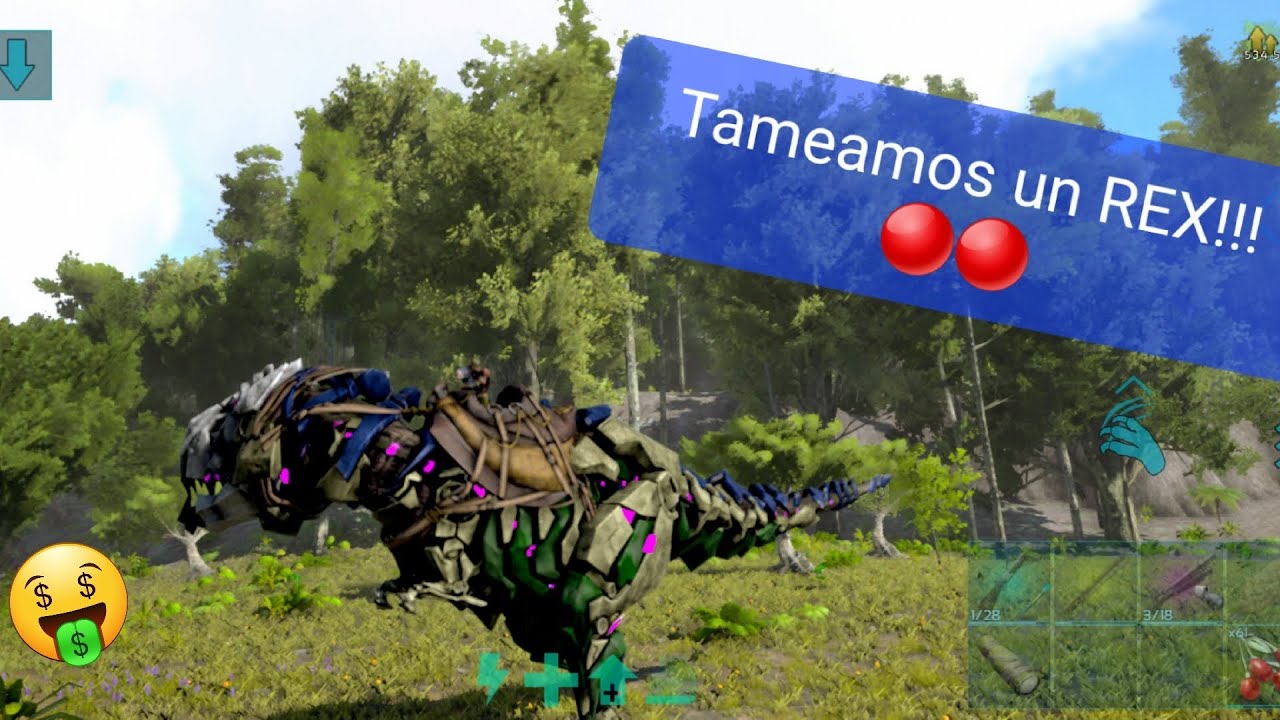 COMO TAMEAR UN REX TEK EN ARK ULTIMATE MOBILE EDITION🔴🔴