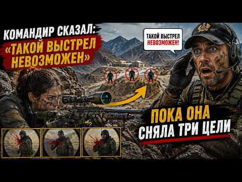 КОМАНДИР СКАЗАЛ: «ТАКОЙ ВЫСТРЕЛ НЕВОЗМОЖЕН» — ПОКА ОНА СНЯЛА ТРИ ЦЕЛИ