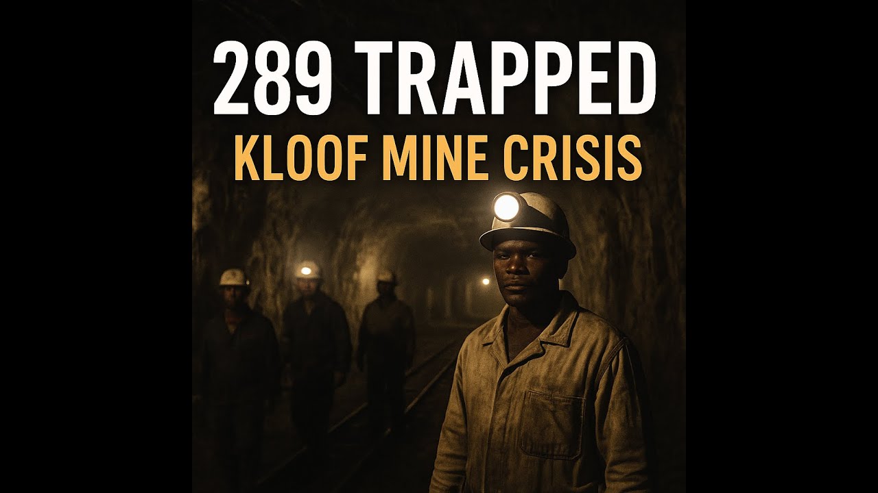289 Miners Trapped in South Africa’s Kloof Gold Mine Amid Alleged Hostage Crisis