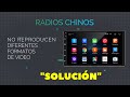 Radios chinos no reproducen formatos de