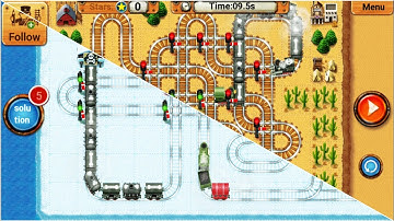 Rail Maze 2 Addictive Gameplay - Train Games - Android Gameplay #138