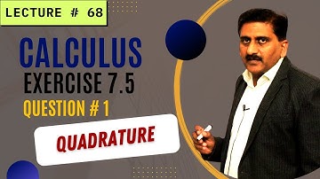 67. calculus by s m yusuf chapter 7 plane curve-II Exercise 7.5  Q. 1