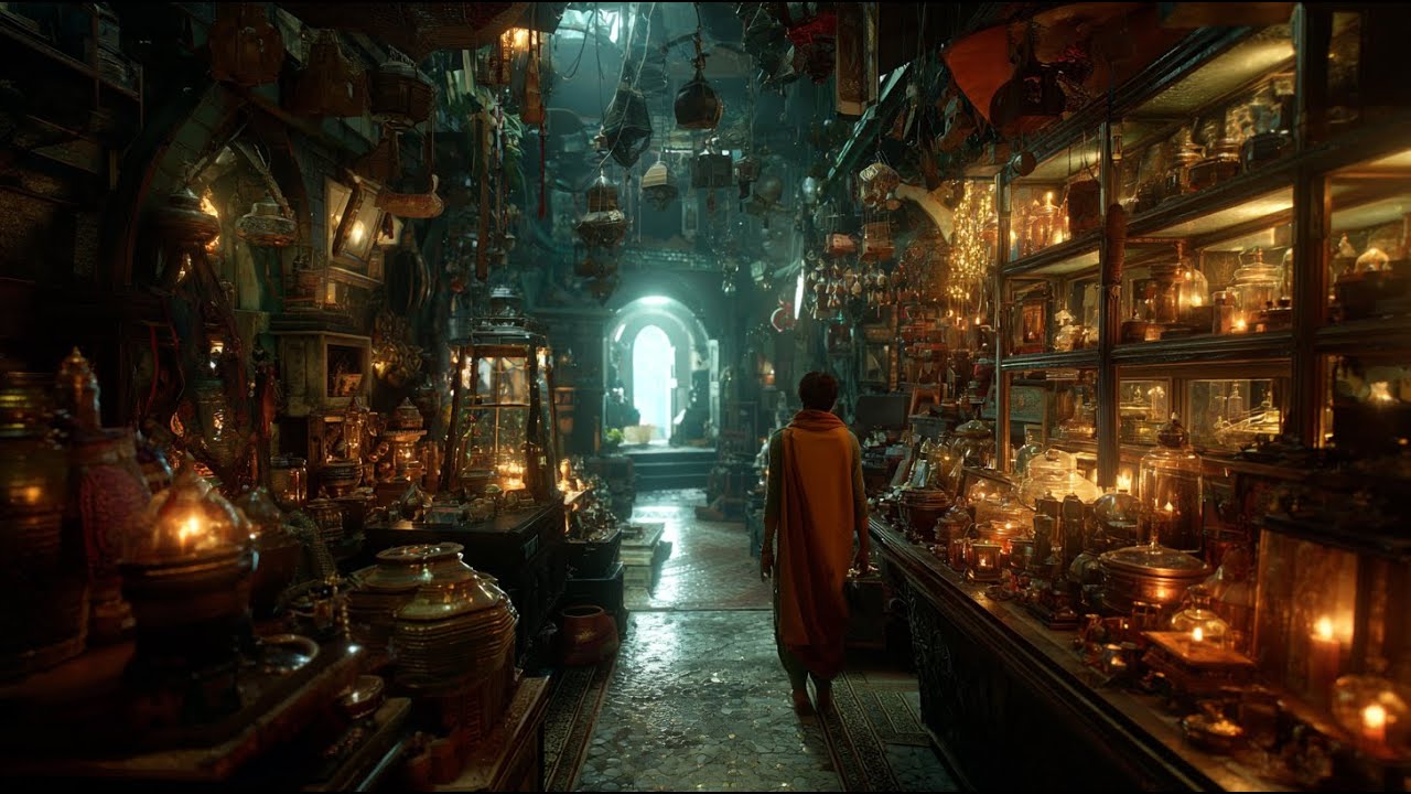 My Alien uncle left me his useless antique shop, but the hidden room behind his office changed every