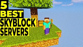 🤩 5 Best Skyblock Servers YOU Should Play in Minecraft 2021! 🤩