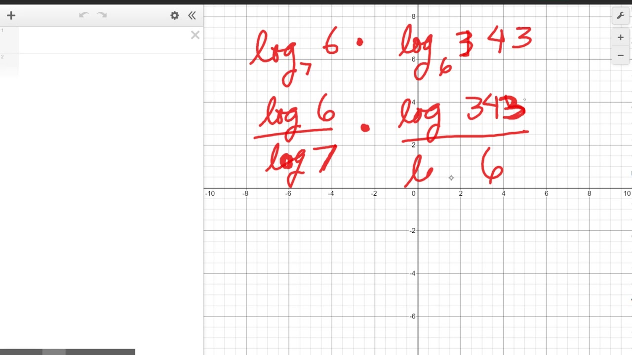 Change of base multiplication problem - YouTube