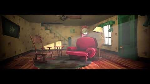 Courage The Cowardly Dog House - MAYA MARMOSET Render