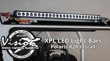 Vision X XPL LED Light Bar Review - Back-Lit Design! - Polaris RZR Install