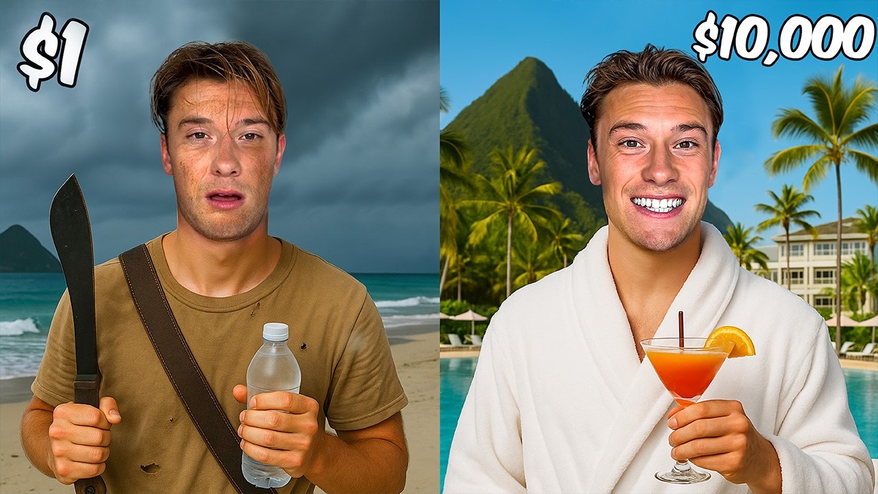$1 vs $10,000 Night in Paradise