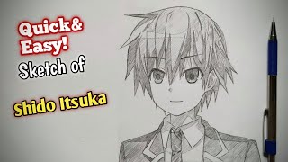 How to draw Shido Itsuka | Step by step tutorial | Date A Live