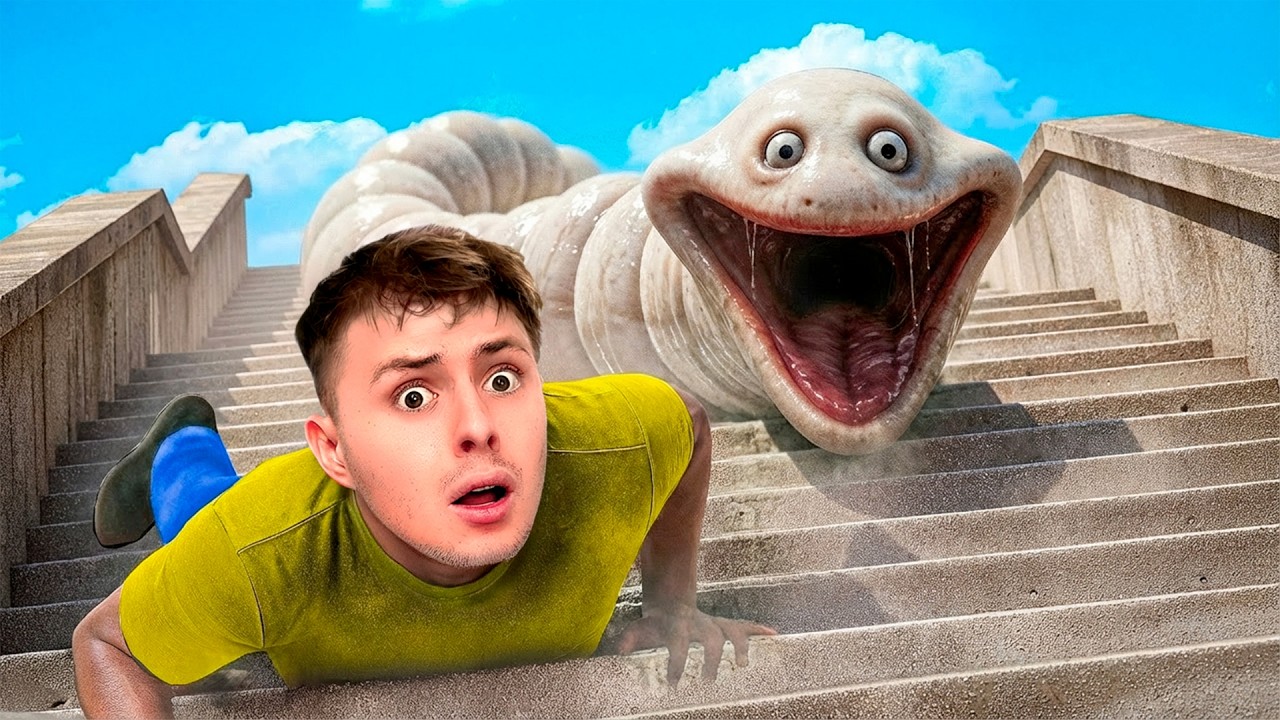 Utíkáme z ŠÍLENÉ Roblox Scary Worm Věže!