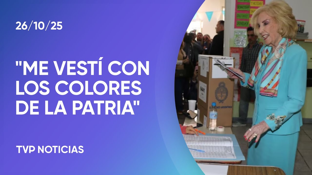 Mirtha Legrand votó a los 98 años