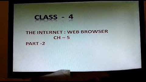 Class 4 Computer Chapter 5 Part 2