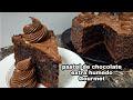 Pastel de Chocolate extra humedo tipo gourmet