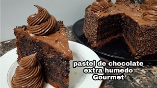 Pastel de Chocolate extra humedo tipo gourmet