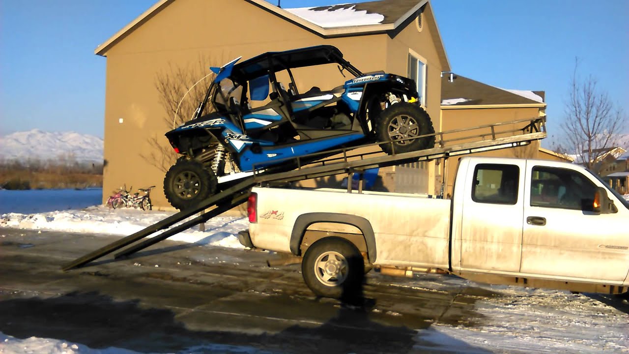 Rzr4 1000 truck rack YouTube
