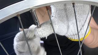 自転車パンクでタイヤ交換の方法