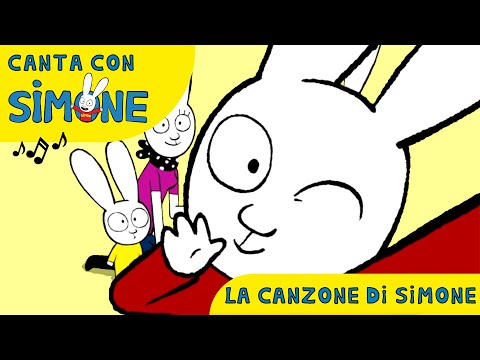 Simone 🎶 C'è Simone ❤️🐰🤍 [Cartoni Animati] Musica per bambini / La Canzone di Simone