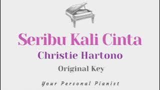 Seribu Kali Cinta - Christie (Original Key Karaoke) - Piano Instrumental Cover