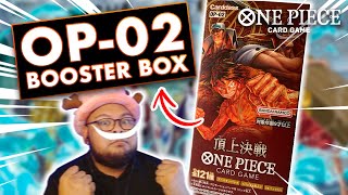 *NEW* IT'S HERE! OPENING UP THE NEW OP-02 PARAMOUNT WAR BOOSTER BOX! - ONE  PIECE CARD GAME