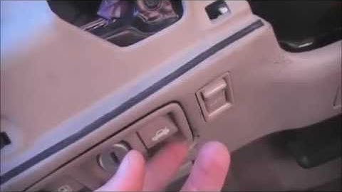 SOLVED: Lexus SC300/SC400/LS400/GS300/GS400/GS430 DIY -  If Your Trunk Lock Button doesn