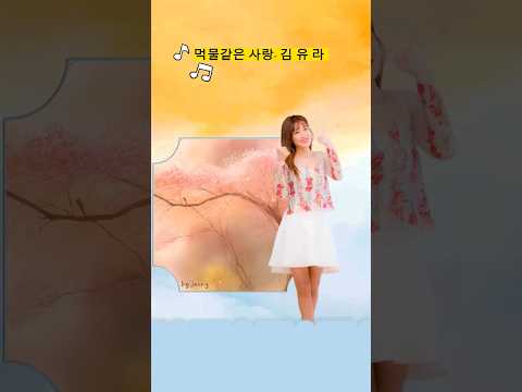 김유라 먹물같은시랑 미스트롯 작사 송광호 작곡 송광호 신곡 소개합니다 방송Tv박영수