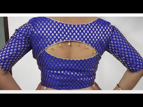 LATEST DESIGNER BLOUSE WITH FRONT AND BACK NECK DESIGN FULL VIDEO 02 ...