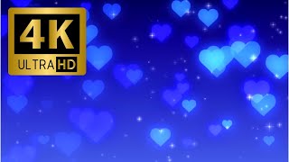 Blue Heart Screen | Blue Heart Nightlight | Blue Floating Heart | 10 Hr Video #blueheart #valentines