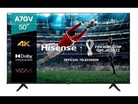 HISENSE 50A7GV UHD 50 PULGADAS UNBOXING 