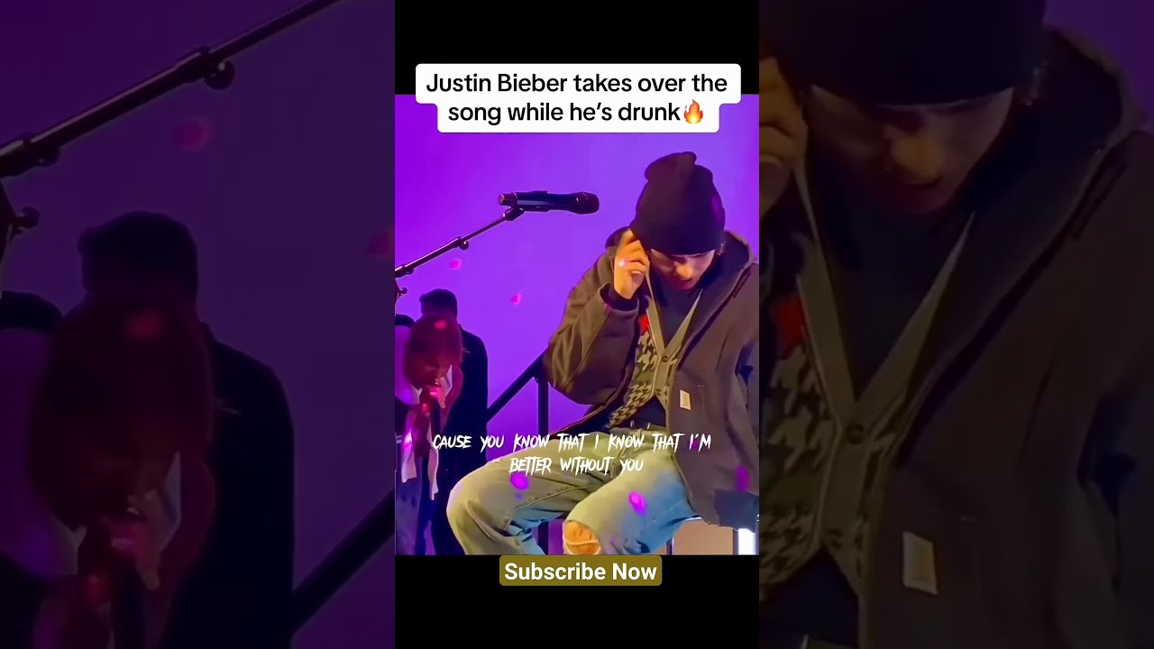 Drunk Justin Bieber Makes Kid Laroi Feel Awkward 