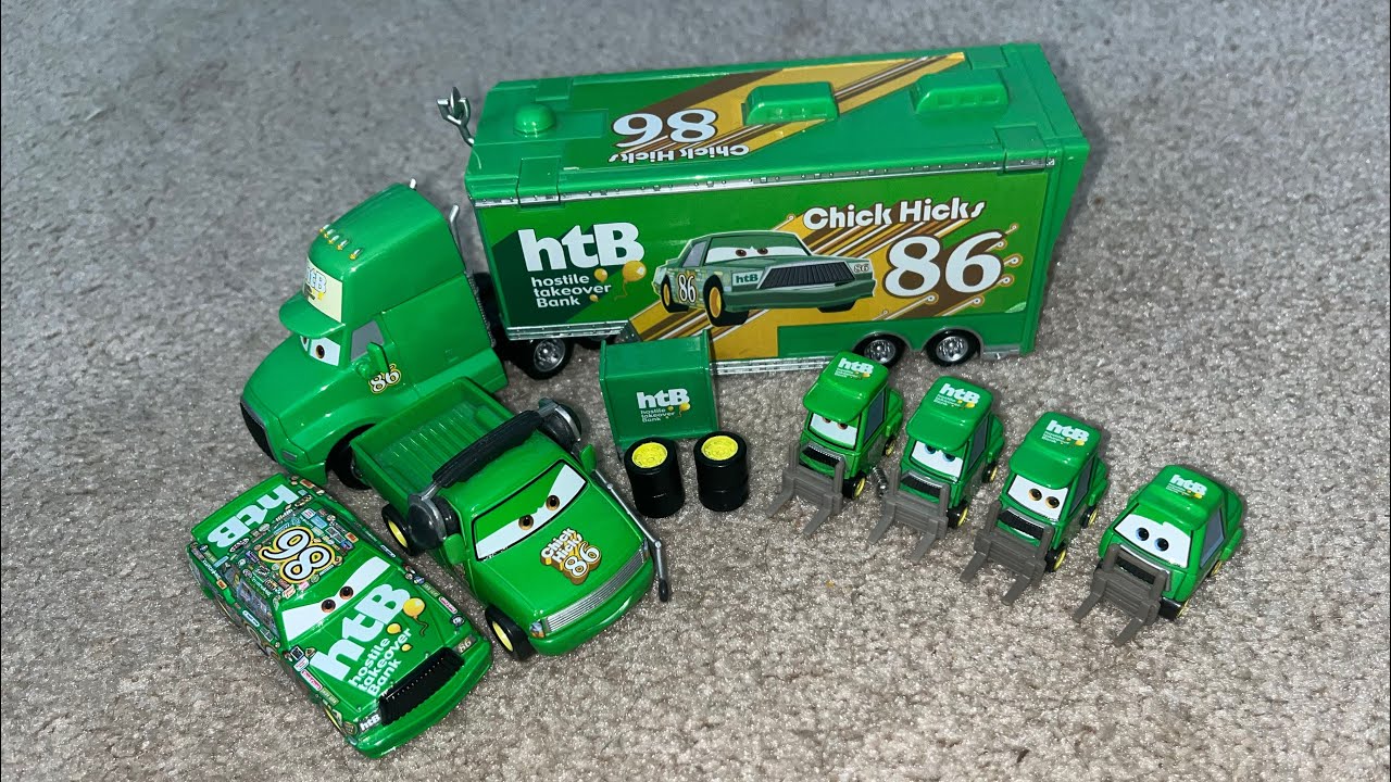 カーズ　マテル　TEAM HTB CREW Disney Pixar Cars The World of Cars Multi-Packs Team HTB Exclusive