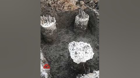 PILE CAP CONSTRUCTION | 3 GROUP PILE CAP #shorts #shortVideo